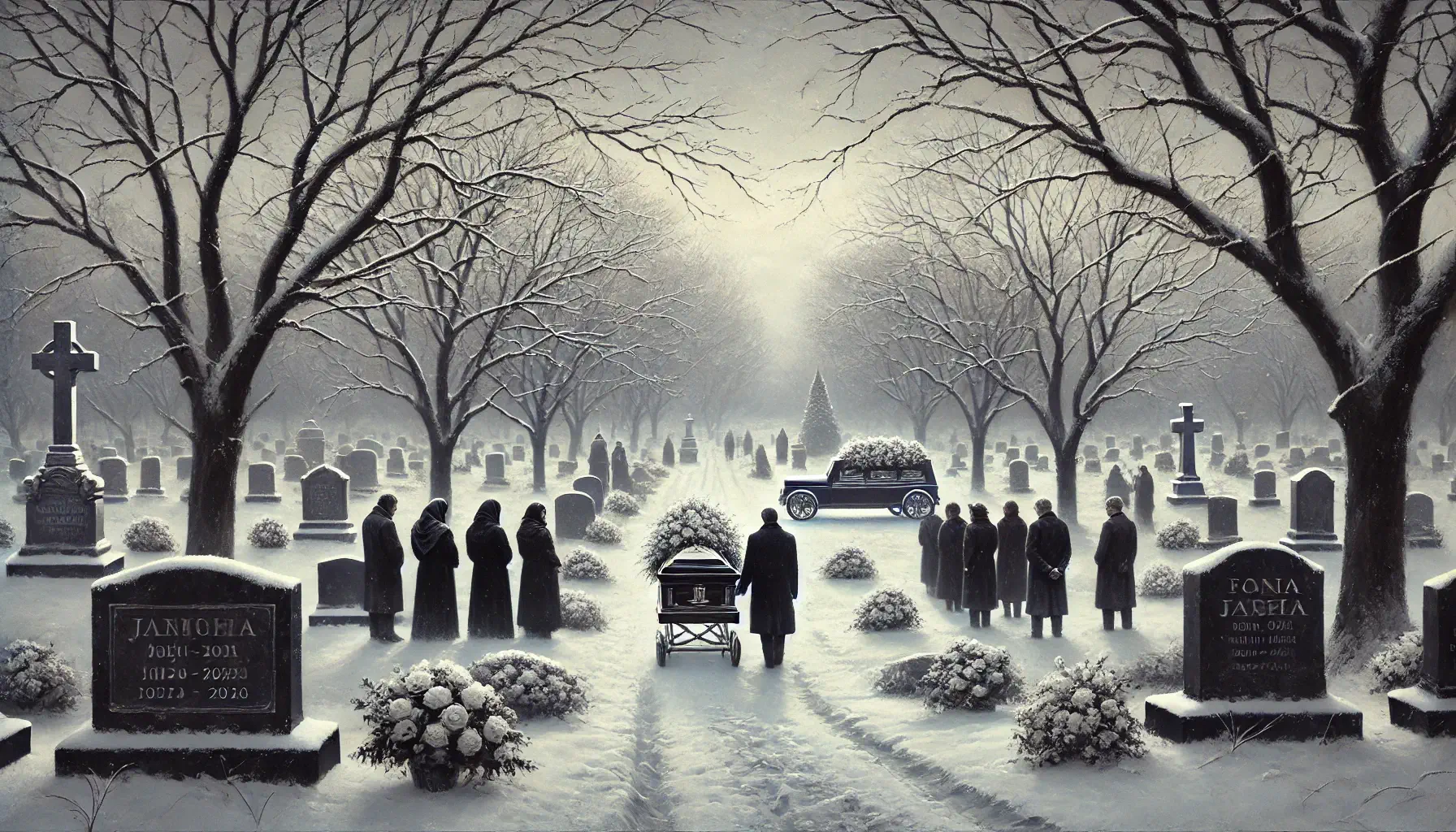 Funerale a gennaio: organizzare il rito nel mese più lungo dell’anno