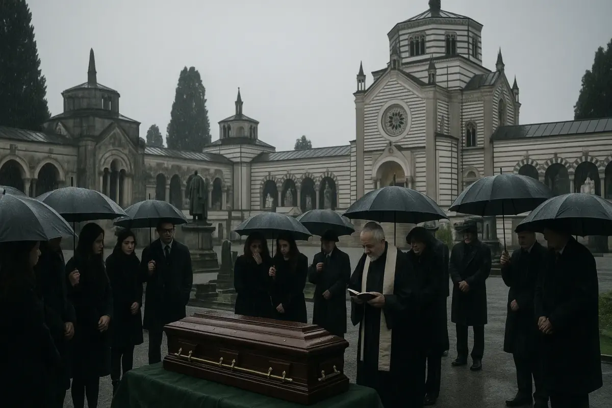 È possibile organizzare un funerale quando piove?