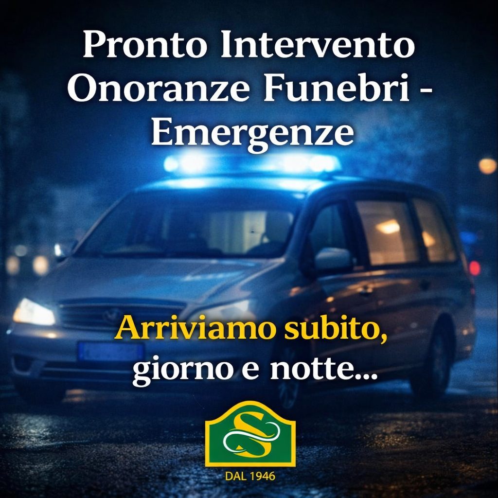 Pronto Intervento Onoranze Funebri – Emergenze, arriviamo subito, giorno e notte