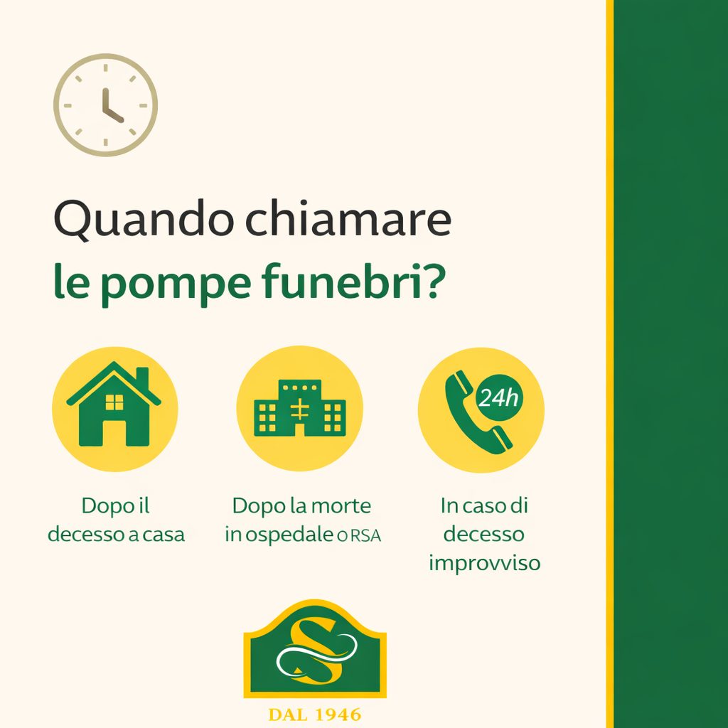 Quando chiamare le pompe funebri?