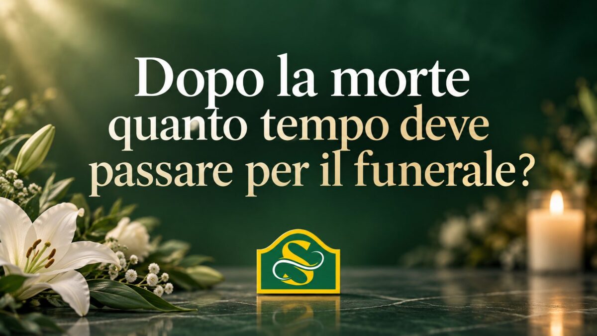 Dopo la morte quanto tempo deve passare per il funerale?